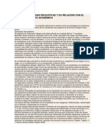 Titulo Estrategias Educativas y Su Relacion Con El Bajo Rendimiento Académico