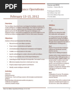 Basic Surveillance Operations Flyer 3 Day