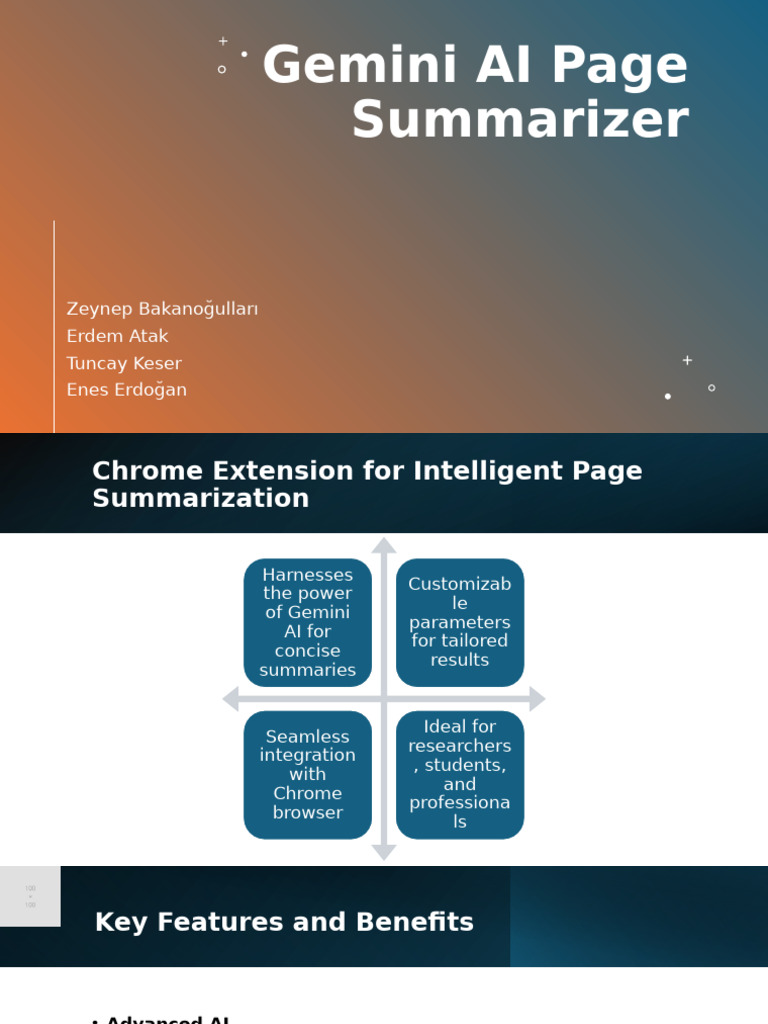 Gemini AI Chrome Summarization Tool | PDF | Software | World Wide Web