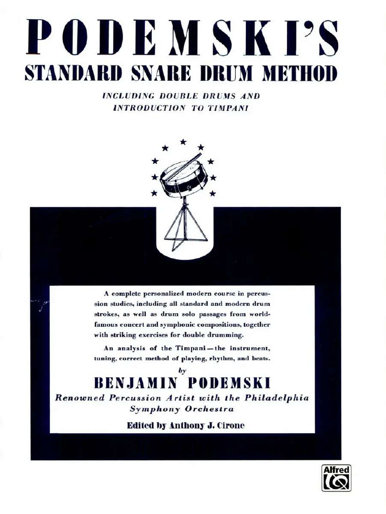 Standard Snare Drum Method. Podemski | PDF