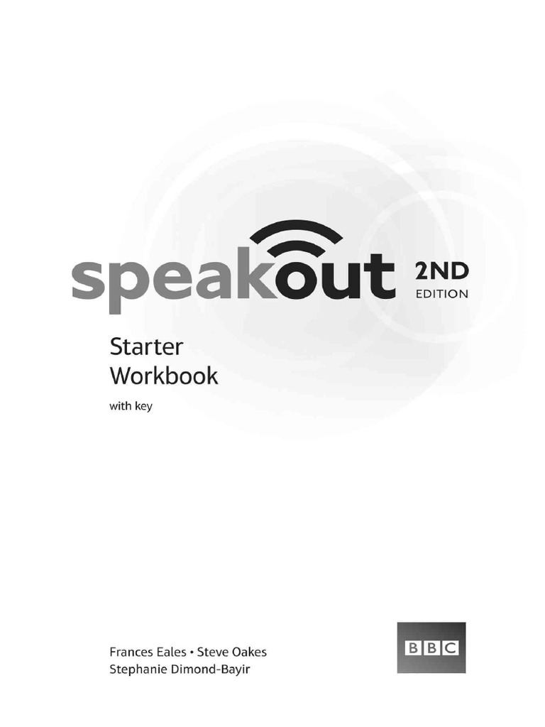 Speakout 2nd Edition Starter Workbook With Key | PDF