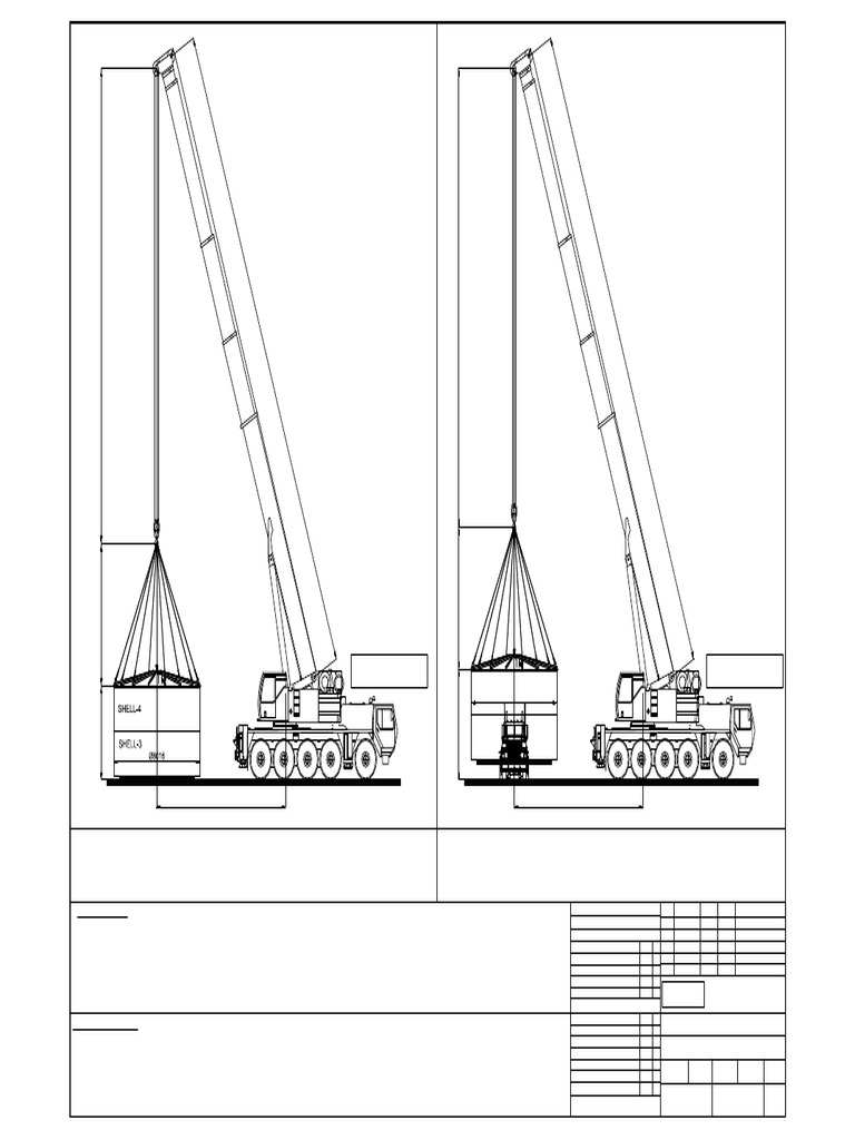 Fresh Water Tank Rigging Plan-1-Model | PDF | Crane (Machine ...
