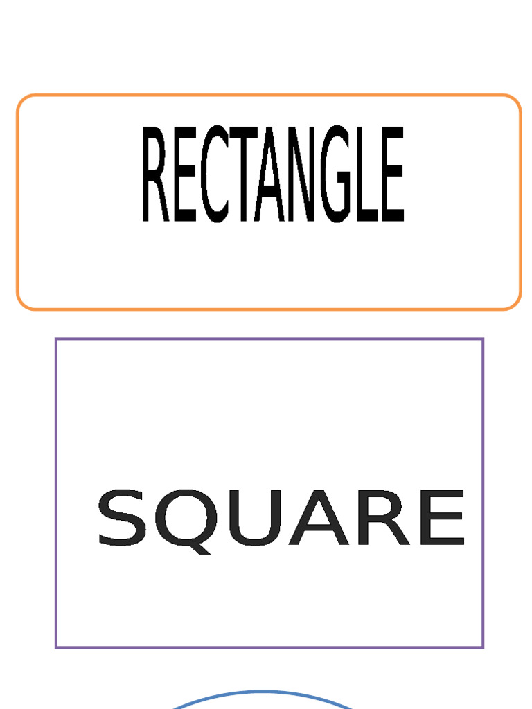 Maths Shapes | PDF