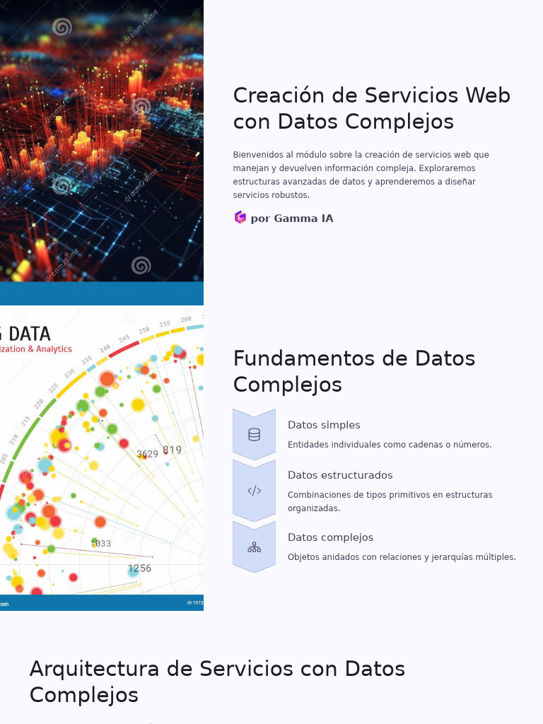 Creacion de Servicios Web Con Datos Complejos | PDF | Xml | Json