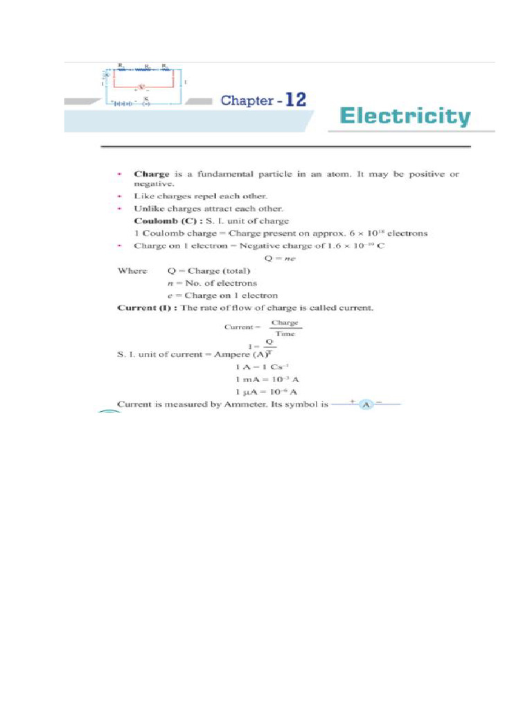 Notes On CH 12 Till Ut1 Syllabus | PDF