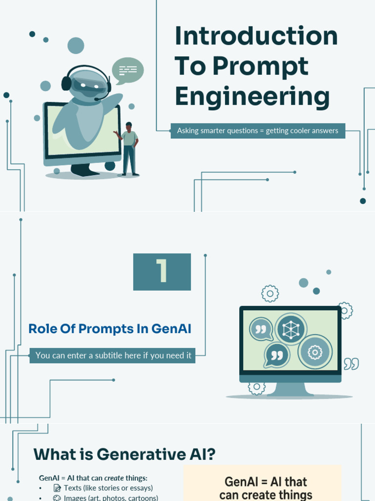 Introduction to Prompt Engineering | PDF | Artificial Intelligence ...