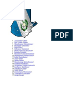 Guía de los departamentos de Guatemala con sus capitales y datos generales