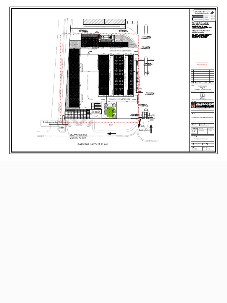 Proposed Car and Bus Parking Layout | PDF | Chess Theory | Chess