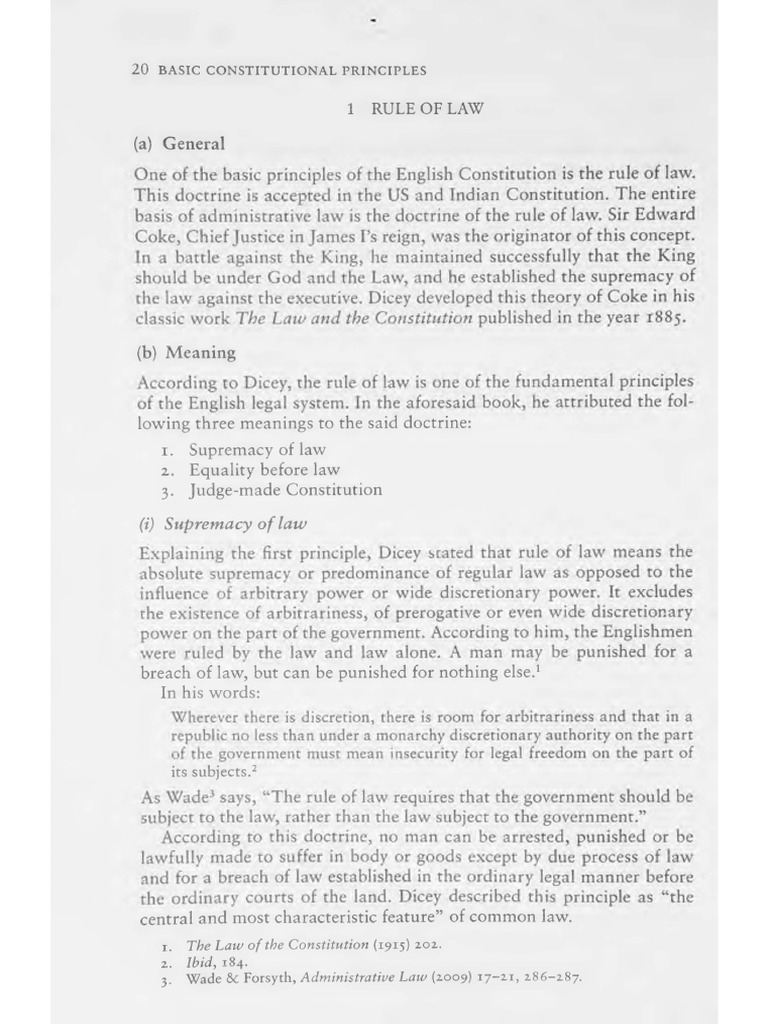 Rule of Law | PDF