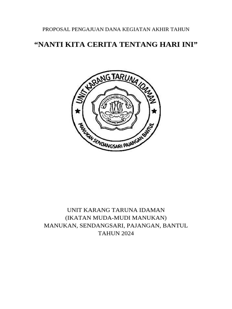 Proposal Dana Kegiatan Akhir Tahun 2024 | PDF