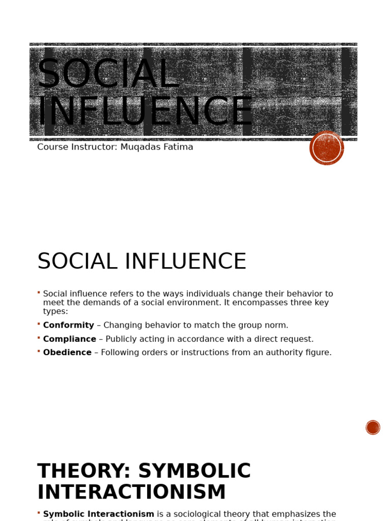 Understanding Social Influence Dynamics | PDF | Conformity | Group ...