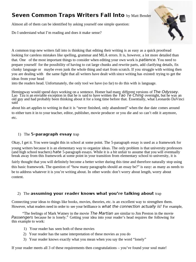 2 - Common Traps Writers Fall Into | PDF | Thought | Inference