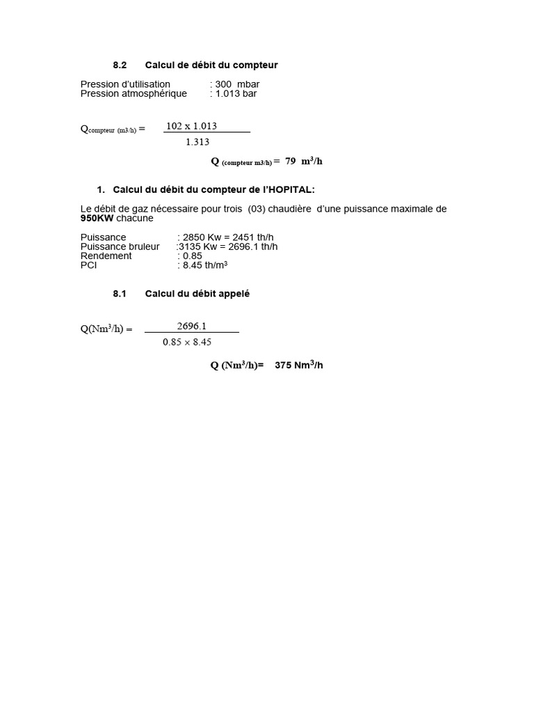 Débit du compteur Wesan pour l'hôpital | PDF