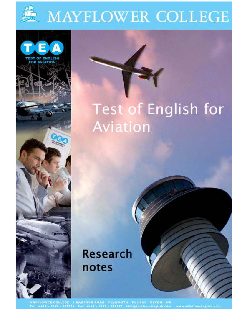 Aviation English Test Research Notes | PDF | Reading Comprehension ...