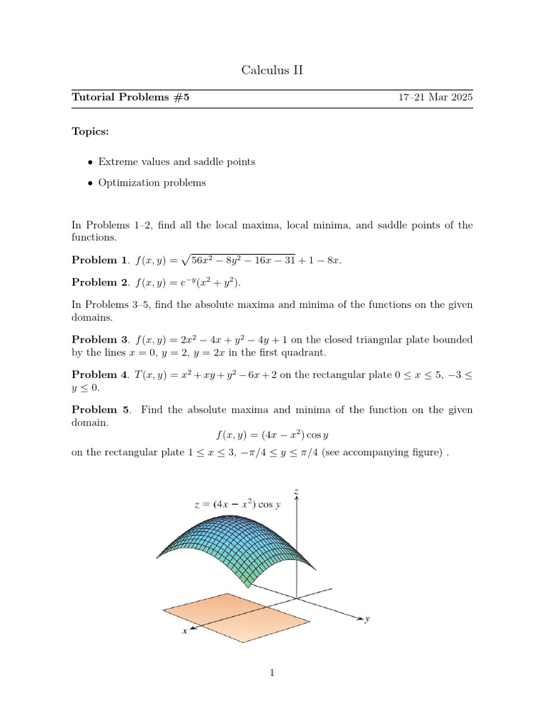 Volume Optimization of Cylinders | PDF | Area | Calculus