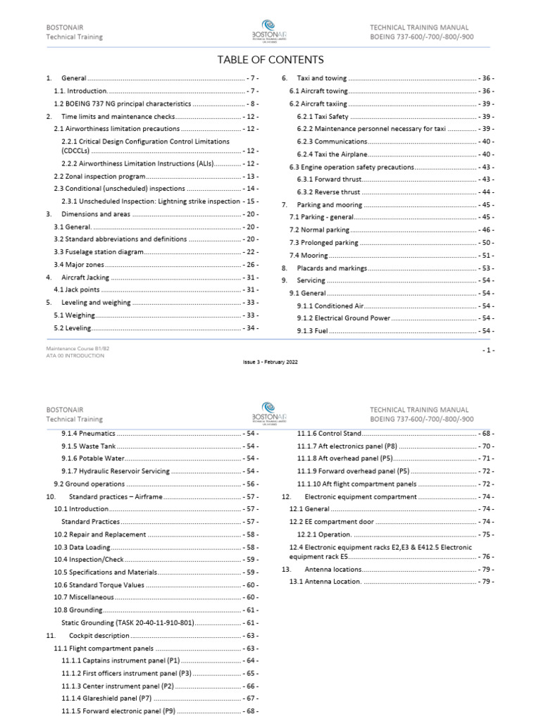 Boeing 737 Maintenance Training Manual | PDF | Aerospace | Aircraft
