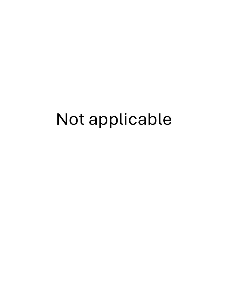 Not Applicable | PDF