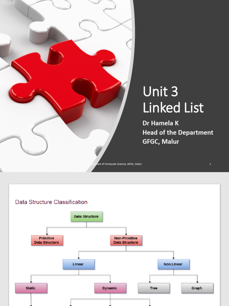 Linked List Concepts in C DSA | PDF | Pointer (Computer Programming ...