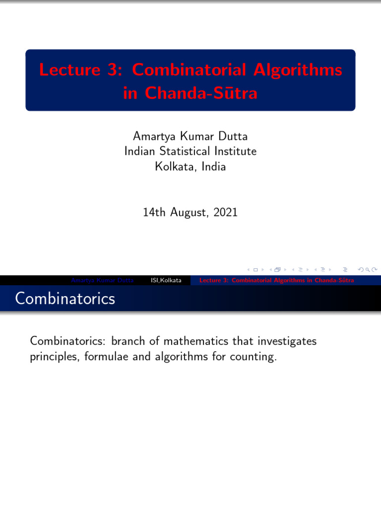 Nmimns3 Comb | PDF | Combinatorics | Mathematics