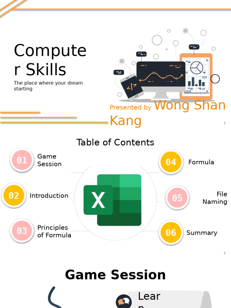 Computer Skills Course Slide | PDF | Computing