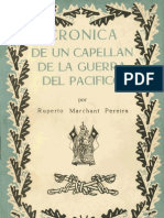 Crónica de un Capellán de Guerra del Pacífico. Apuntes del Capellán de la Primera División Don Ruperto Marchant Pereira 1879 - 1881. (1959)