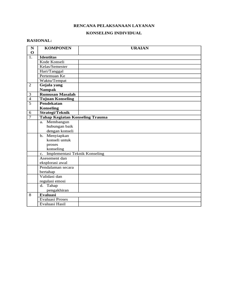 Template RPL Individual | PDF