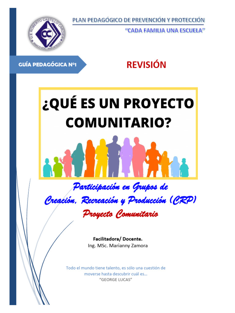 Guía de Proyectos Comunitarios Efectivos | PDF | Presupuesto | Diseño