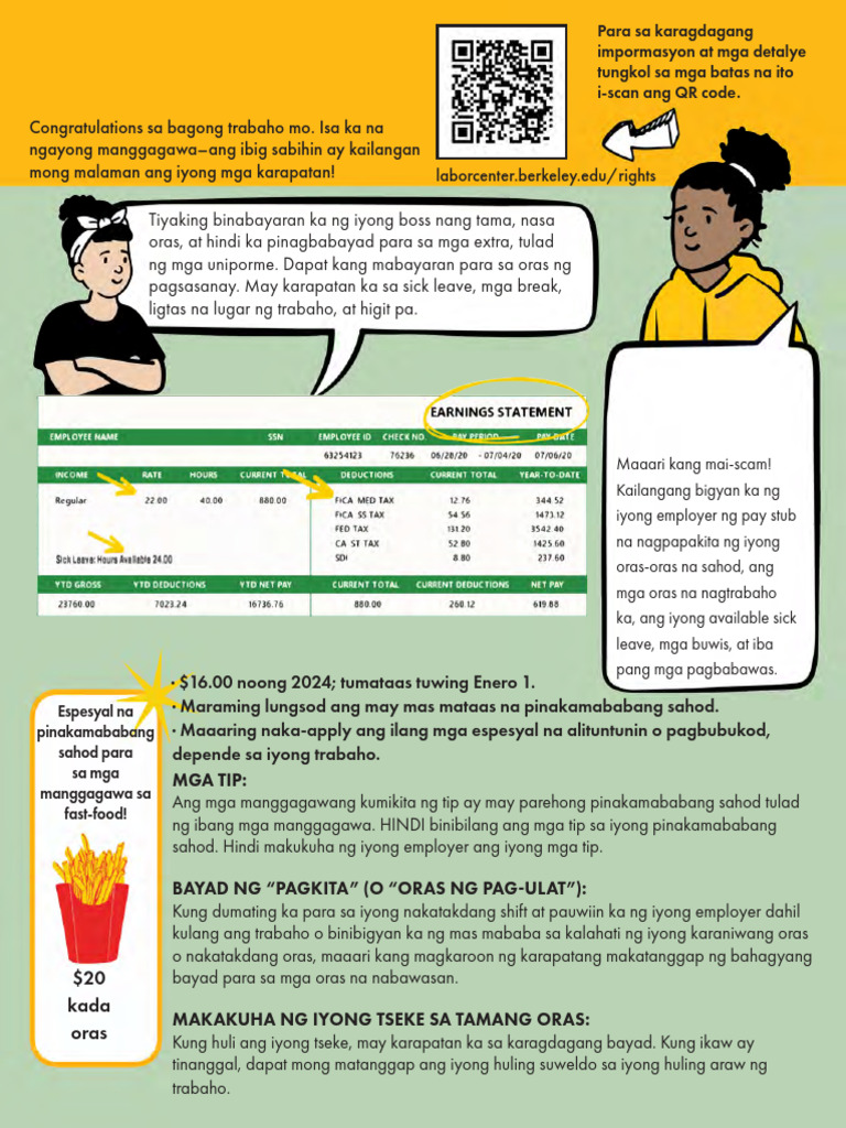 ALAMIN ANG IYONG MGA KARAPATAN Know Your Rights Tagalog Version Color | PDF