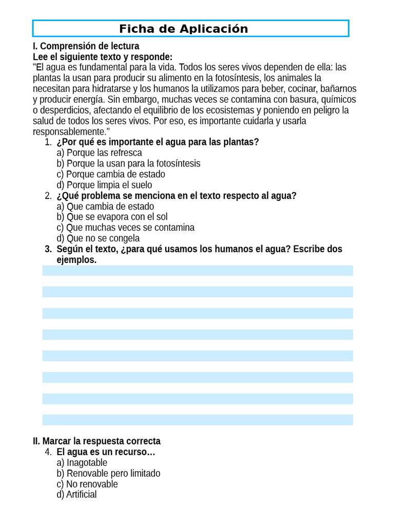 Importancia y cuidado del agua | PDF | Agua | Ciencias de la Tierra