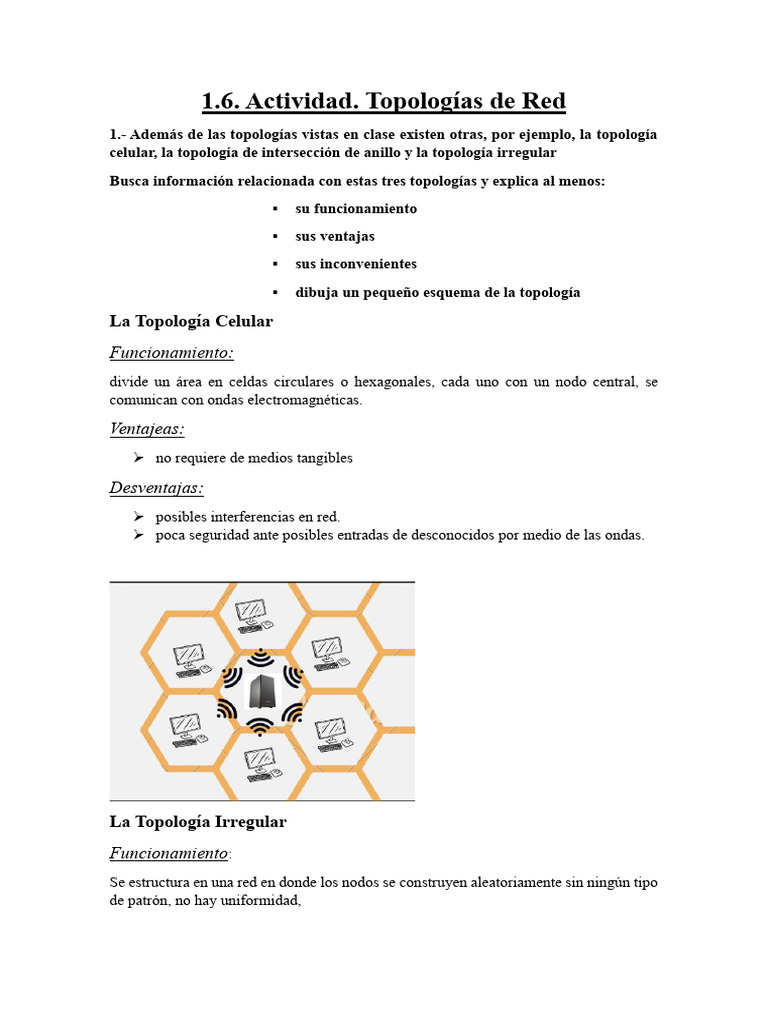 Topologías de Red | PDF