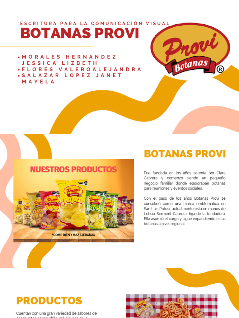 Botanas Provi: Sabor y Tradición | PDF | Patata