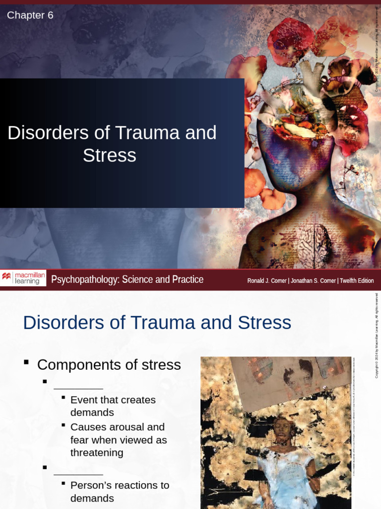 Trauma and Stress Disorders Overview | PDF | Dissociation (Psychology ...