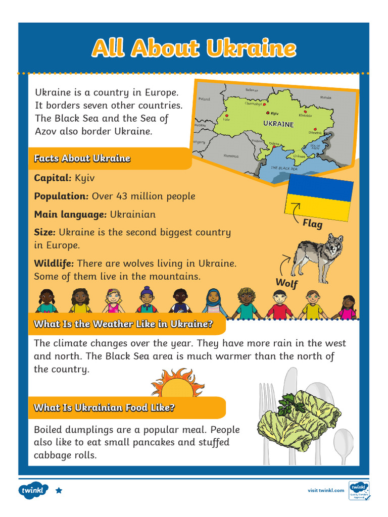 Discover Ukraine: Facts, Food, and Climate | PDF | Ukraine | Europe