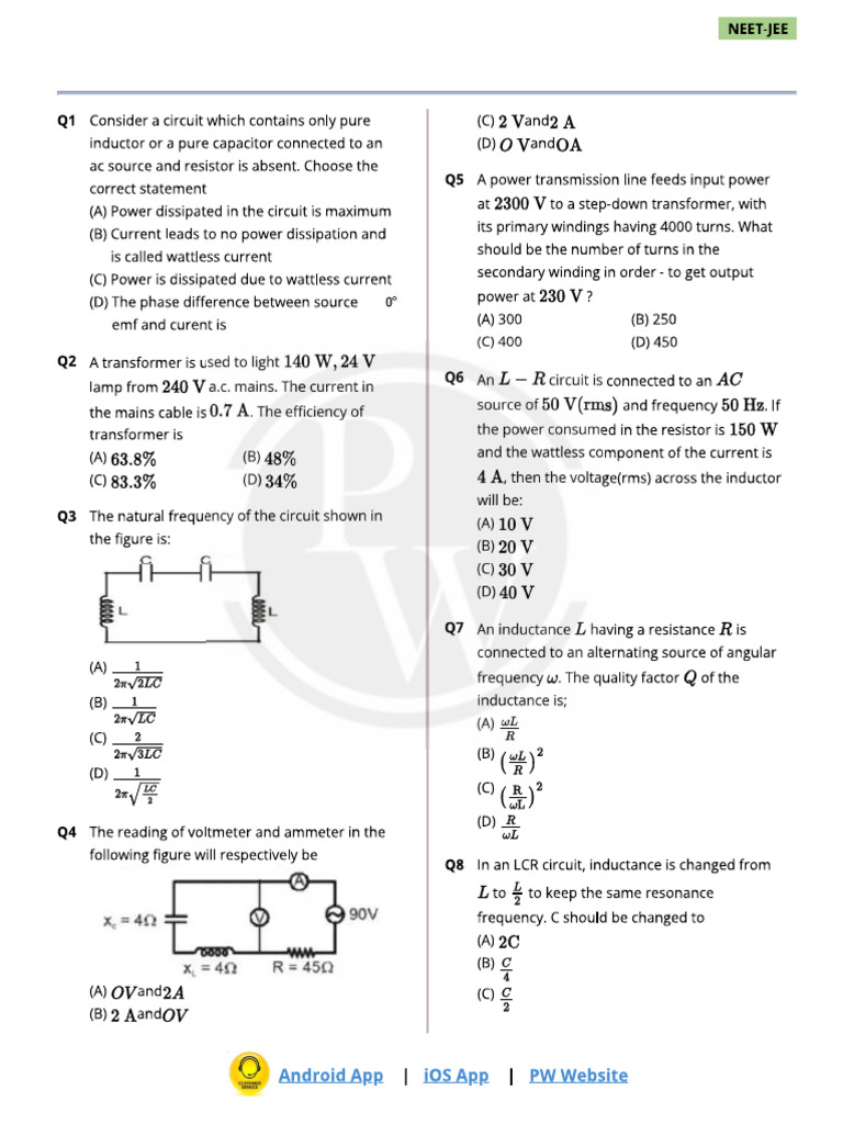 Ac 20 Worksheet | PDF