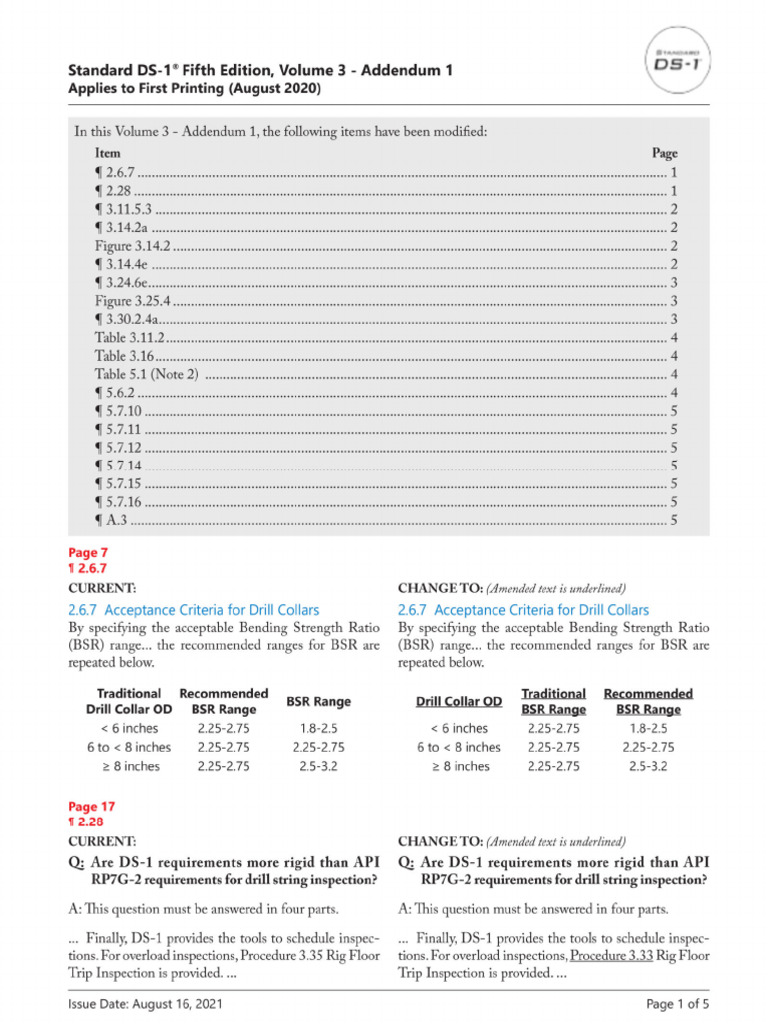 DS-1 Fifth Edition - Volume 3 - Addendum1 Aug-2021-1 | PDF