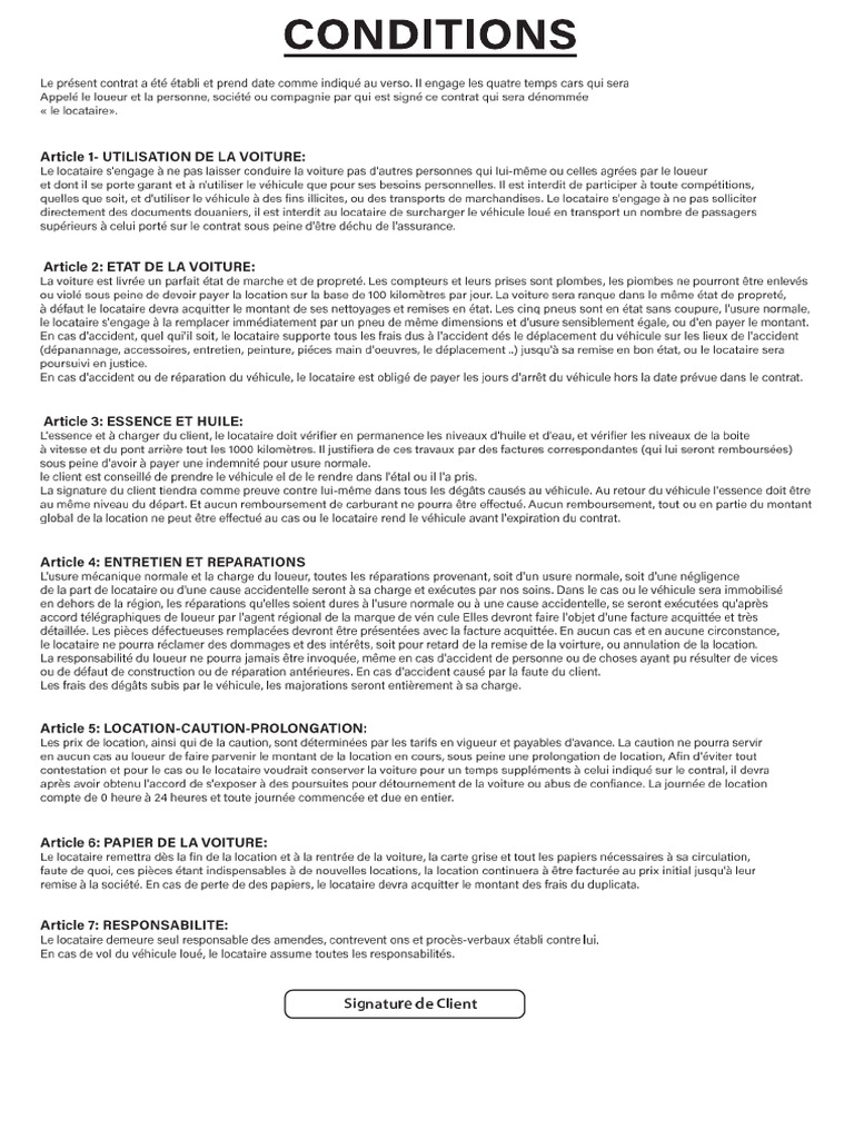 Condition | PDF