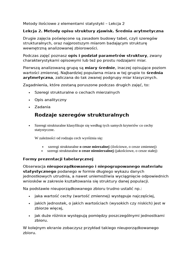 Lekcja 2 | PDF