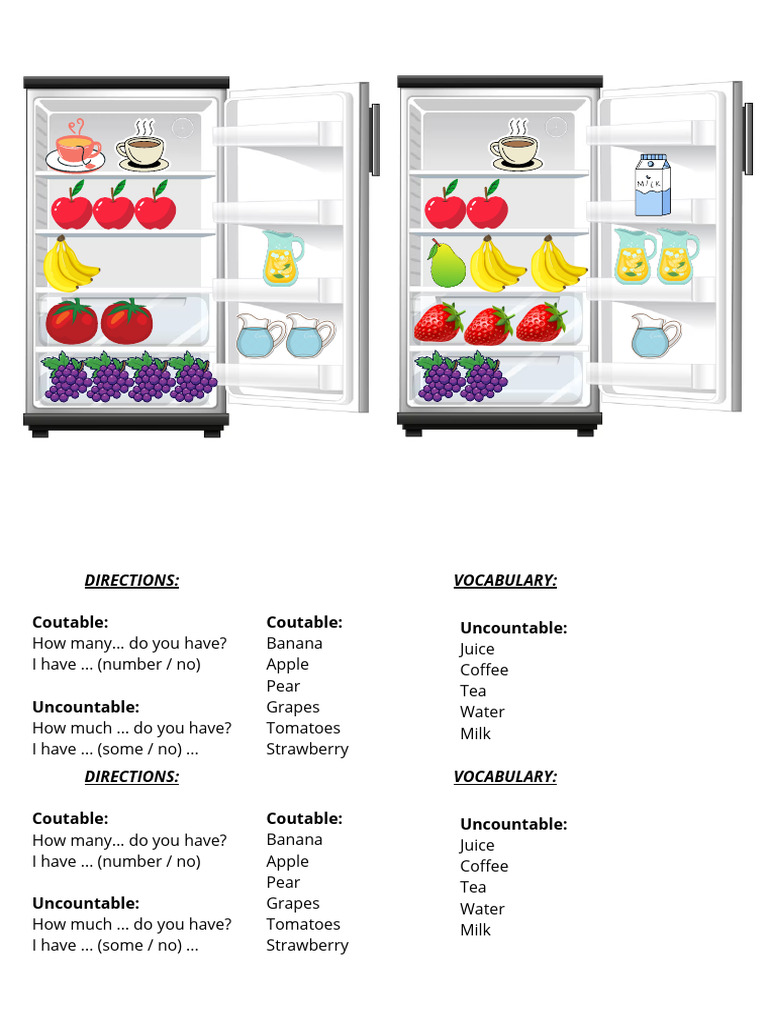 Fridge - To Print | PDF