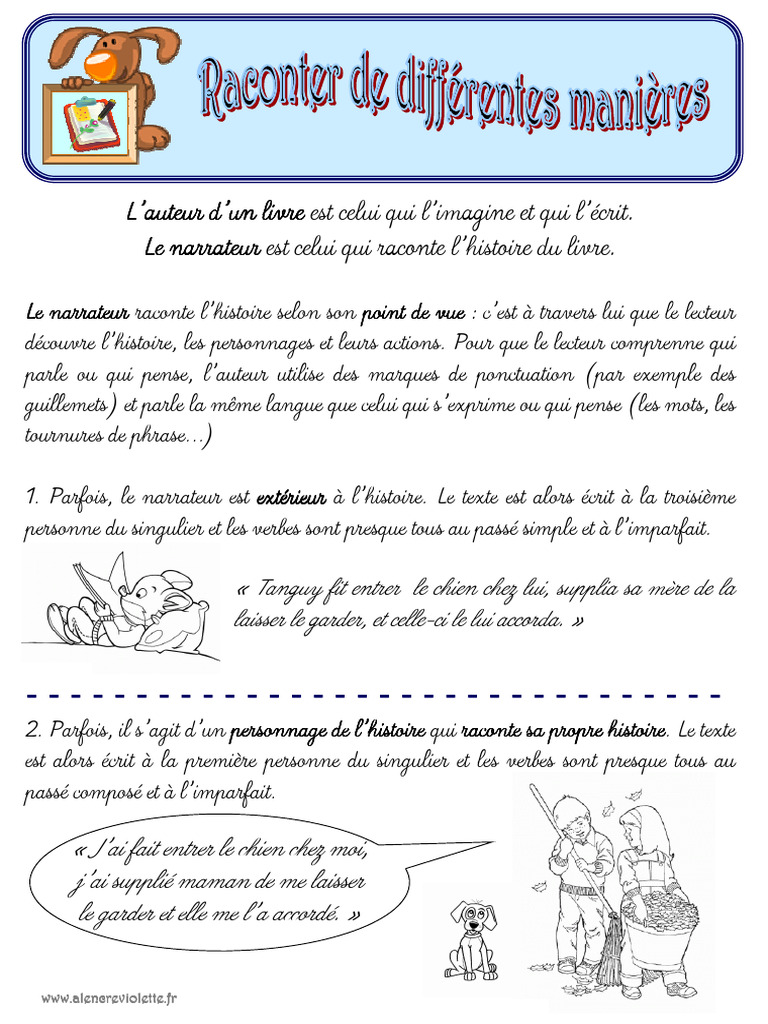 Raconter | PDF