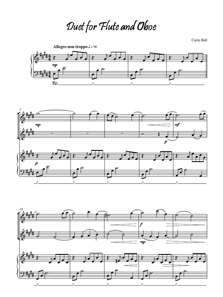 Duet for Flute and Oboe