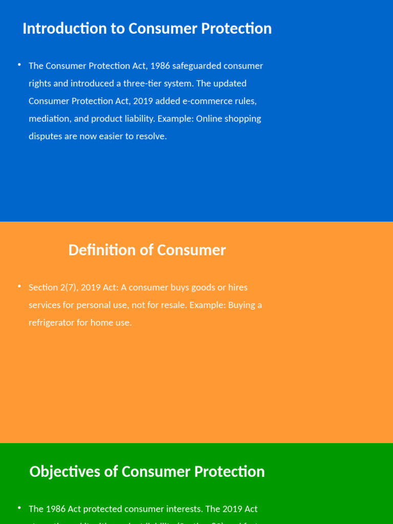 Overview of Consumer Protection Laws | PDF | Consumer Protection ...