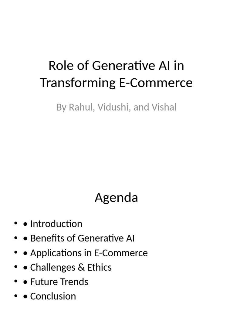Brazil's AI Impact on Retail E-Commerce | PDF | E Commerce | Artificial ...