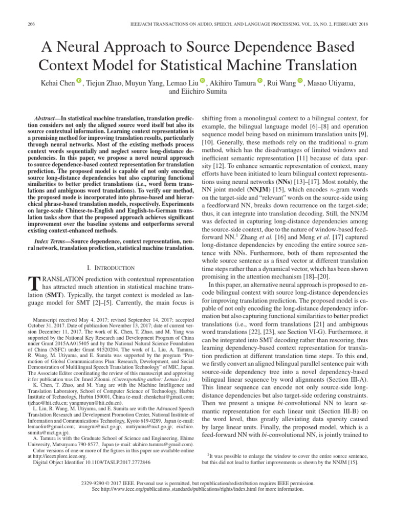 2018-A Neural Approach To Source Dependence Based Context Model For ...