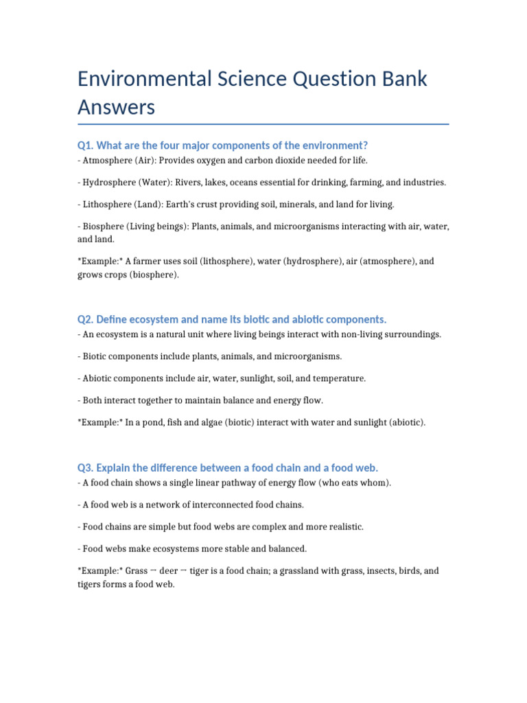 EVS Answers Full | PDF