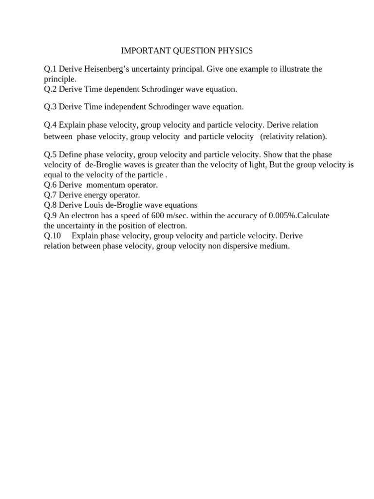 Imp At1 2023-2024 Physics Unit 1 | PDF