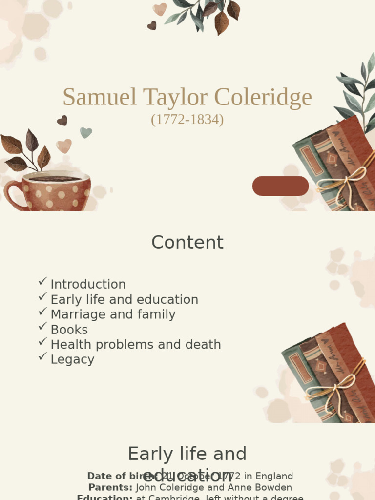 Samuel Taylor Coleridge | PDF