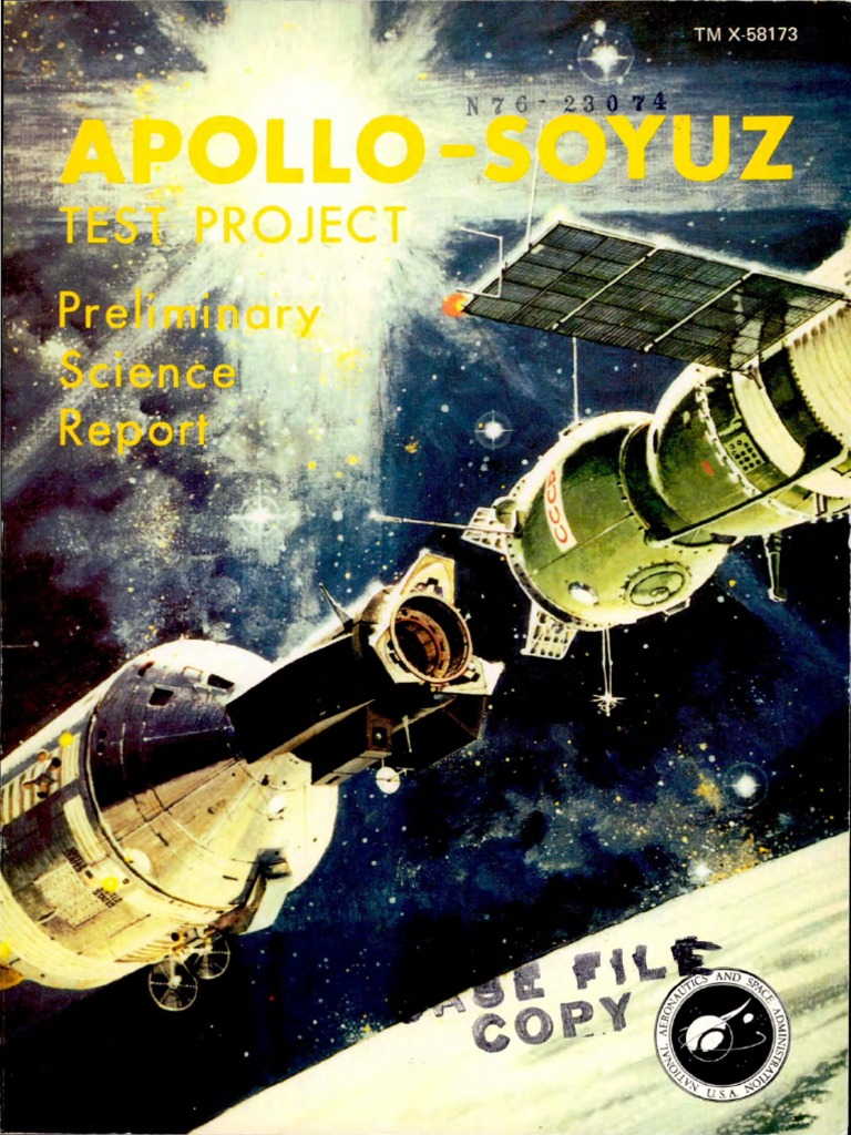 Apollo-Soyuz Test Project Preliminary Science Report | PDF