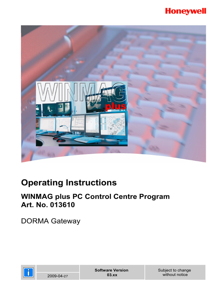 WINMAG Plus Operating Instructions Guide | PDF | Computing | Software
