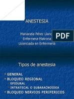 Anestesia