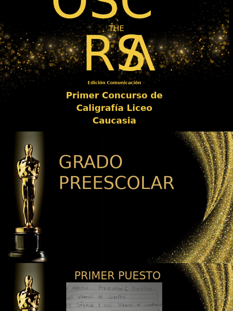 Resultados Concurso de Caligrafía | PDF